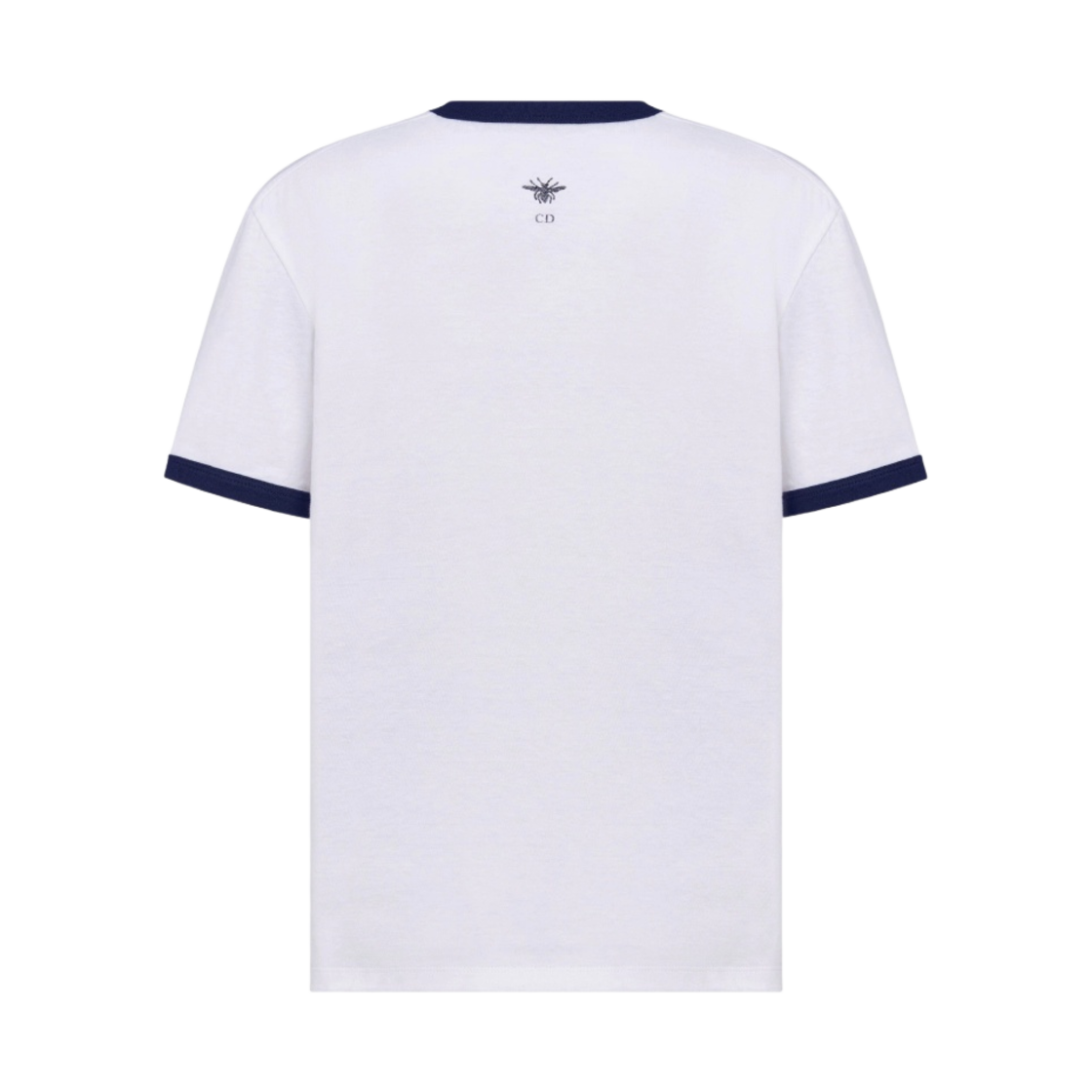 (W) 디올 리넨 코튼 럭키 디올 티셔츠 화이트((W) Dior Linen Cotton Lucky Dior T-Shirt White) - 2