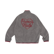 Human Made Fleece Half-Zip Pullover Gray