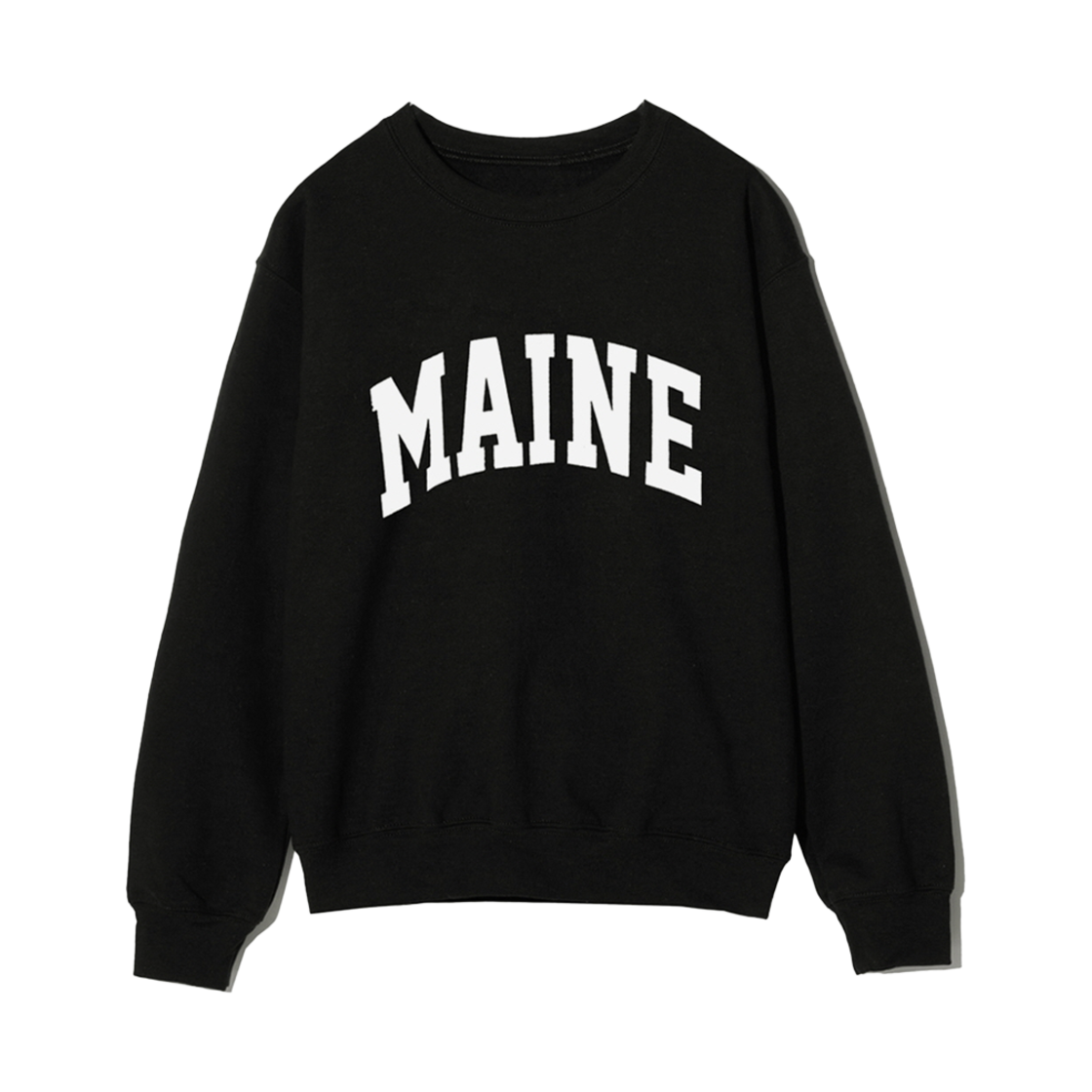 길단 X 이엠이엠 메인 크루넥 블랙(Gildan X EMEM Maine Crewneck Black)