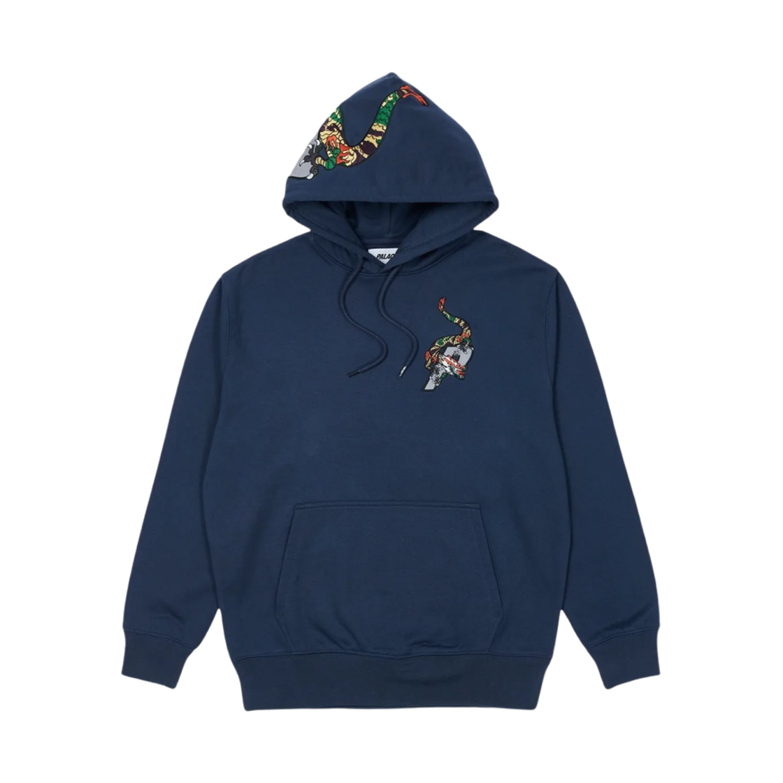 팔라스 드래곤 P-3 후드 네이비 - 22FW(Palace Dragon P-3 Hood Navy - 22FW) - 2