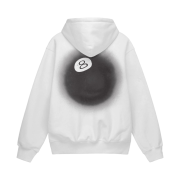 Stussy 8 Ball Fade Hoodie White