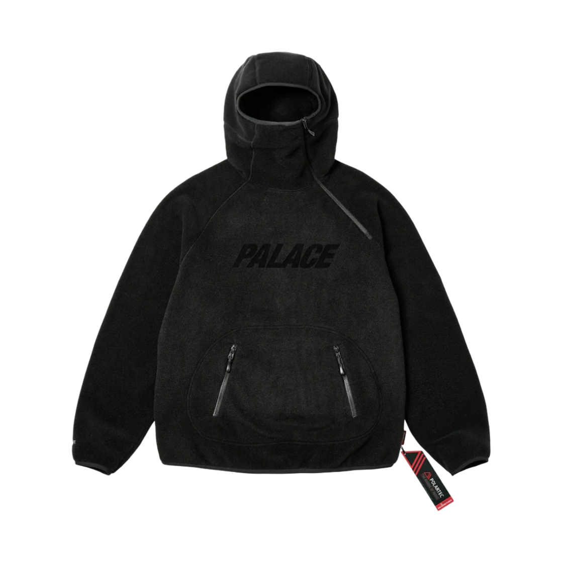 - Palace Polartec Ninja Hood Black - 23FW