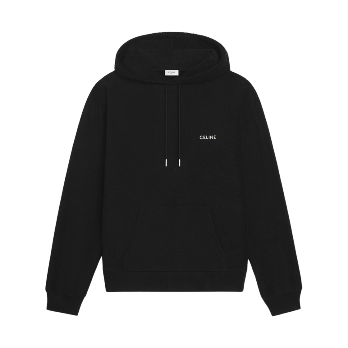 셀린느 코튼 테리 루즈 후드 블랙(Celine Loose Hoodie in Cotton Terry Black) - 1