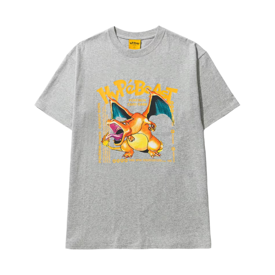 포켓몬 x 하입비스트 TCG 25주년 기념 캡슐 컬렉션 티셔츠 그레이(Pokemon x Hypebeast TCG 25th Anniversary Capsule Collection T-Shirt Grey)