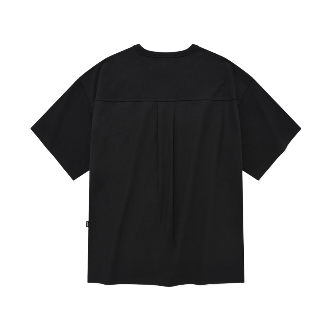 커버낫 우븐 믹스 티셔츠 블랙(Covernat Woven Mix T-Shirts Black) - 2