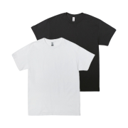 Gildan Heavy Ultra Cotton T-Shirt White Black (2Pack)