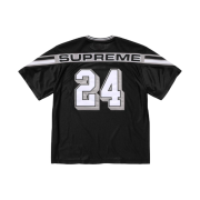 Supreme Jacquard Rib Football Jersey Black - 24FW