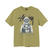 Stussy Spaceman Dyed T-Shirt Citron