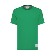 Thom Browne Classic Pique Rib Side Insert 4-Bar T-Shirt Green