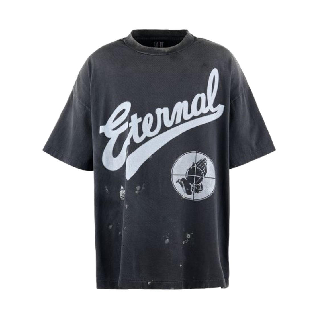 HR8-0000-C01 Saint Mxxxxxx x Fear of God SNT S/S T-Shirt Black - 25SS