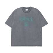 NOMANUAL Emblem Washed T-Shirt Washed Gray