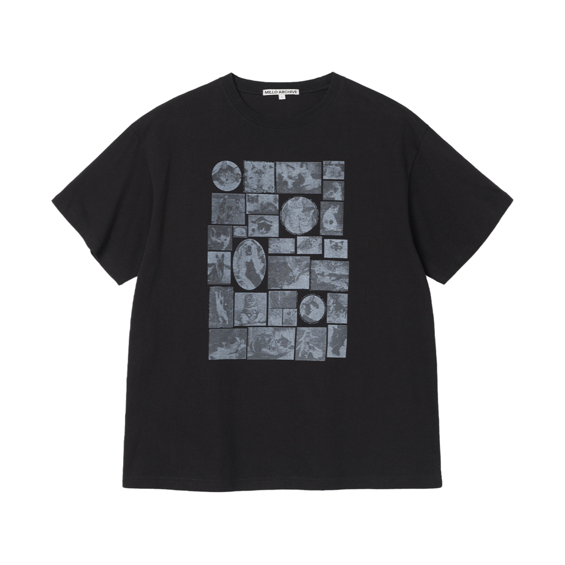 밀로 아카이브 커스텀 프레임 캣 티셔츠 블랙