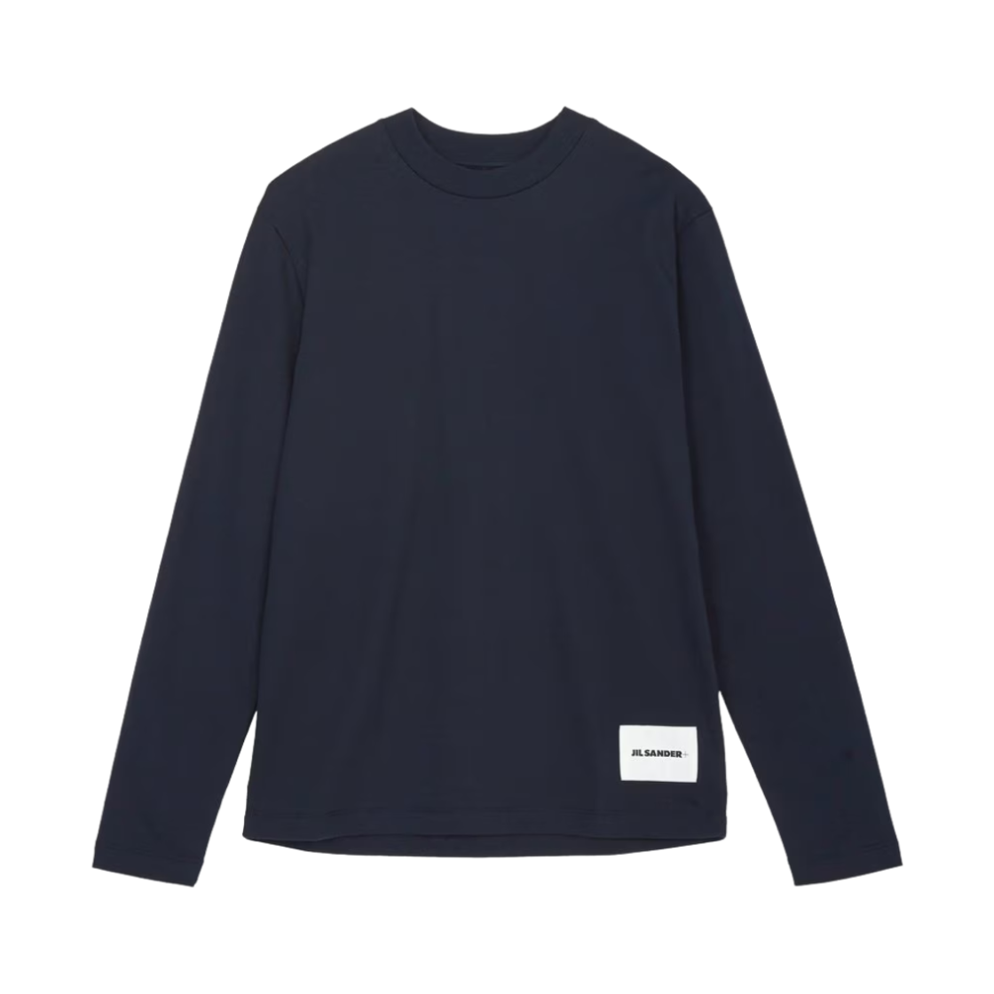 (W) 질 샌더 로고 오가닉 코튼 롱슬리브 티셔츠 세트 네이비 (3개입)((W) Jil Sander Organic Cotton Long Sleeve T-Shirt Set Navy (3 Pack)) - 2