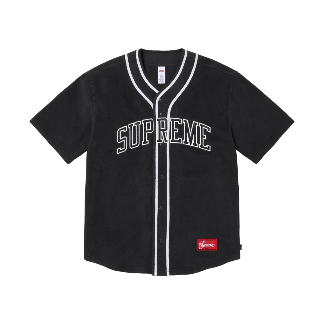 슈프림 폴라텍 베이스볼 저지 블랙 - 24FW(Supreme Polartec Baseball Jersey Black - 24FW)