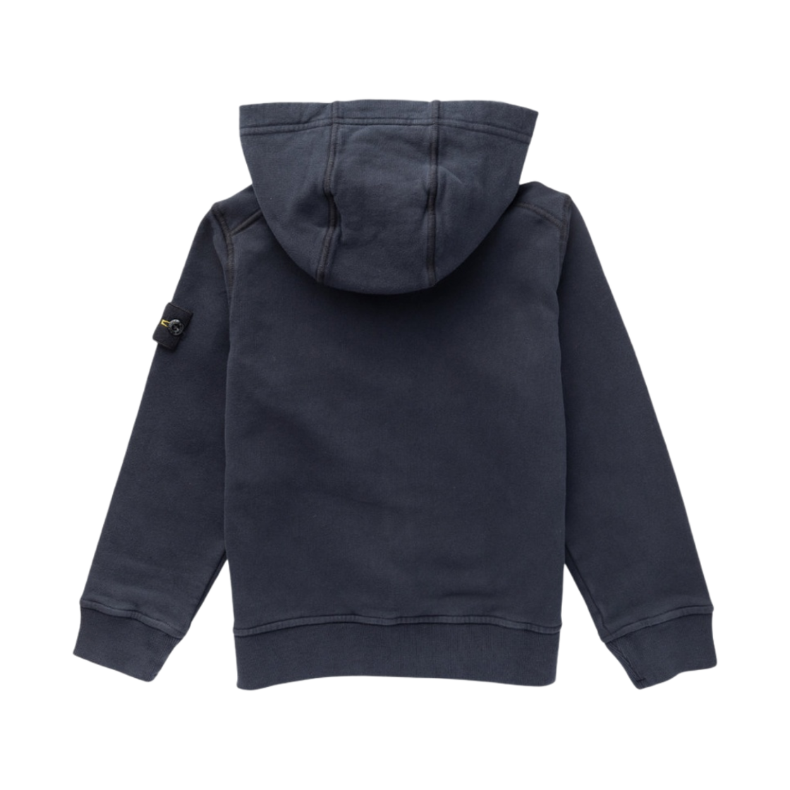 (키즈) 스톤 아일랜드 60740 코튼 플리스 풀 집업 후드 스웨트셔츠 네이비 블루 - 22FW((Kids) Stone Island 60740 Cotton Fleece Full Zip Hooded Sweatshirt Navy Blue - 22FW) - 2