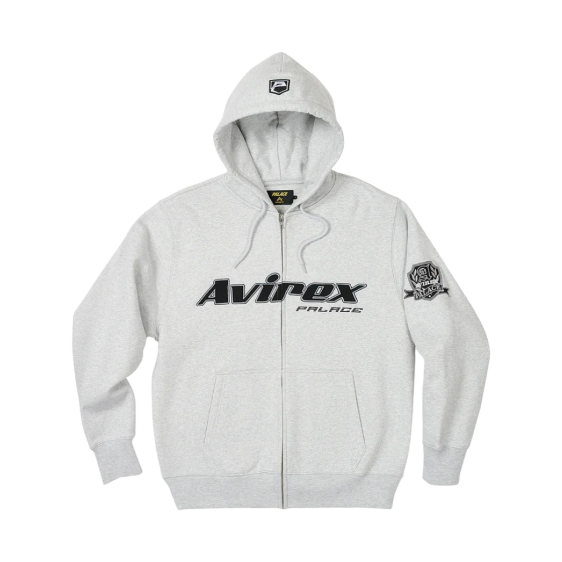 팔라스 아비렉스 집업 후드 그레이 말 - 23FW(Palace Avirex Zip Hood Grey Marl - 23FW) - 1