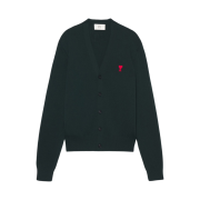 AMI de Coeur Wool Cardigan Evergreen - 22SS
