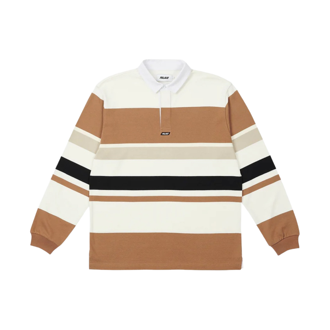팔라스 빅 스트라이프 럭비 탑 화이트 - 23SS(Palace Big Stripe Rugby Top White - 23SS) - 1