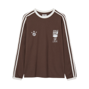 AEAE Athlete Stripe L/s Brown