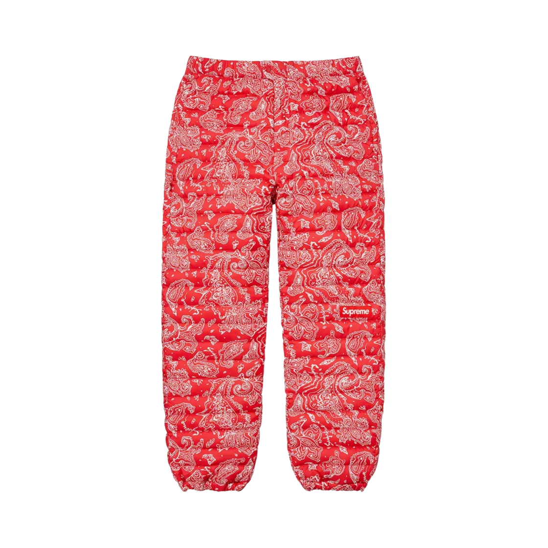 슈프림 마이크로 다운 팬츠 레드 페이즐리 - 22FW(Supreme Micro Down Pants Red Paisley - 22FW) - 1