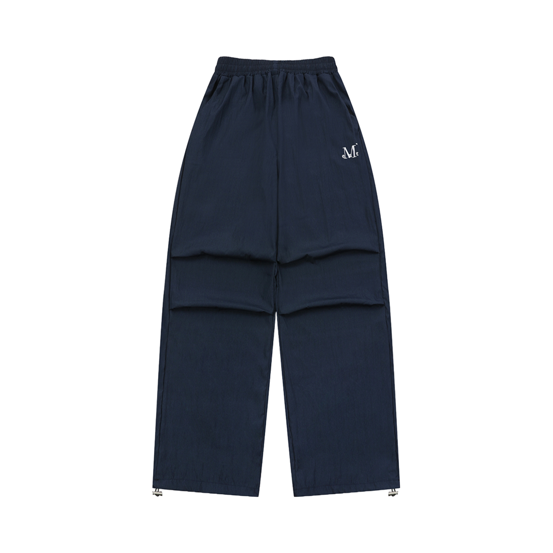 P00000LA_02 MUCENT Bilbao Poly Parachute Pants Navy