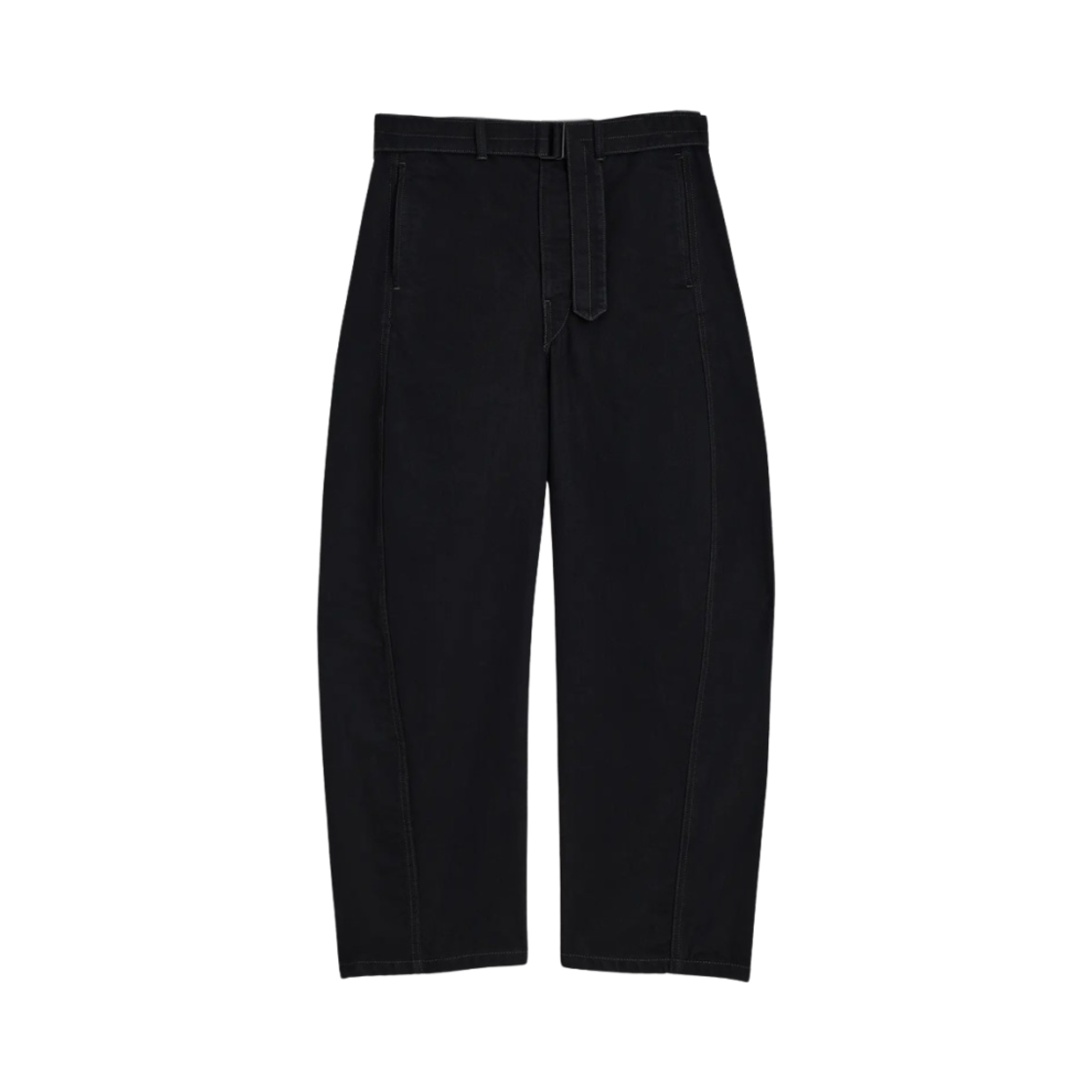 르메르 트위스트 벨트 팬츠 헤비 데님 블랙(Lemaire Twisted Belted Pants Heavy Denim Black)