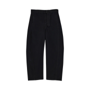 Lemaire Twisted Belted Pants Heavy Denim Black