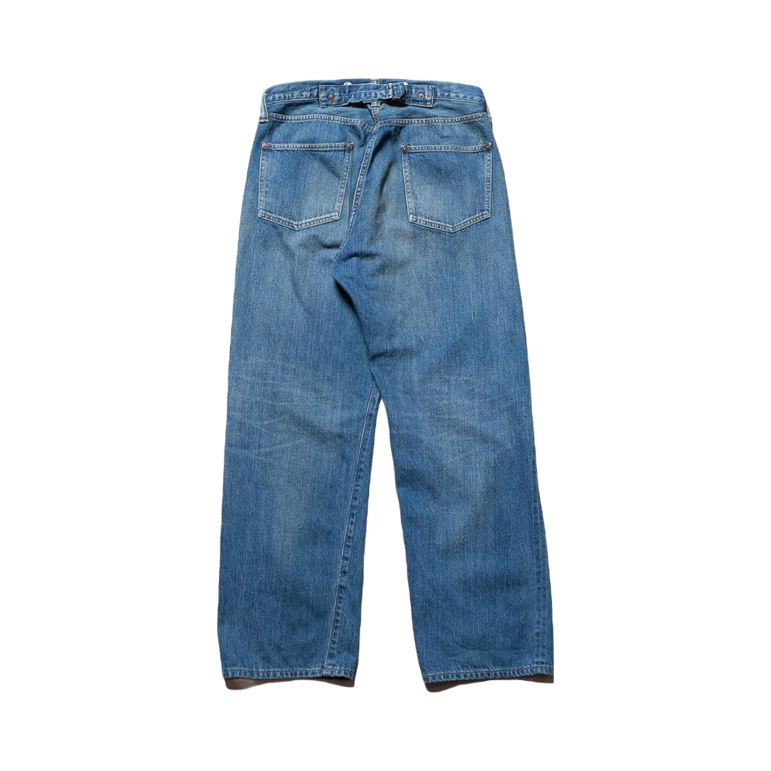 아프레쎄 No.2 워시드 데님 팬츠 인디고 - 24FW(A.Presse No.2 Washed Denim Pants Indigo - 24FW) - 2