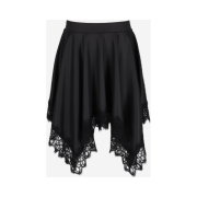 KYO Women Lace Handkercheif Skirt Black