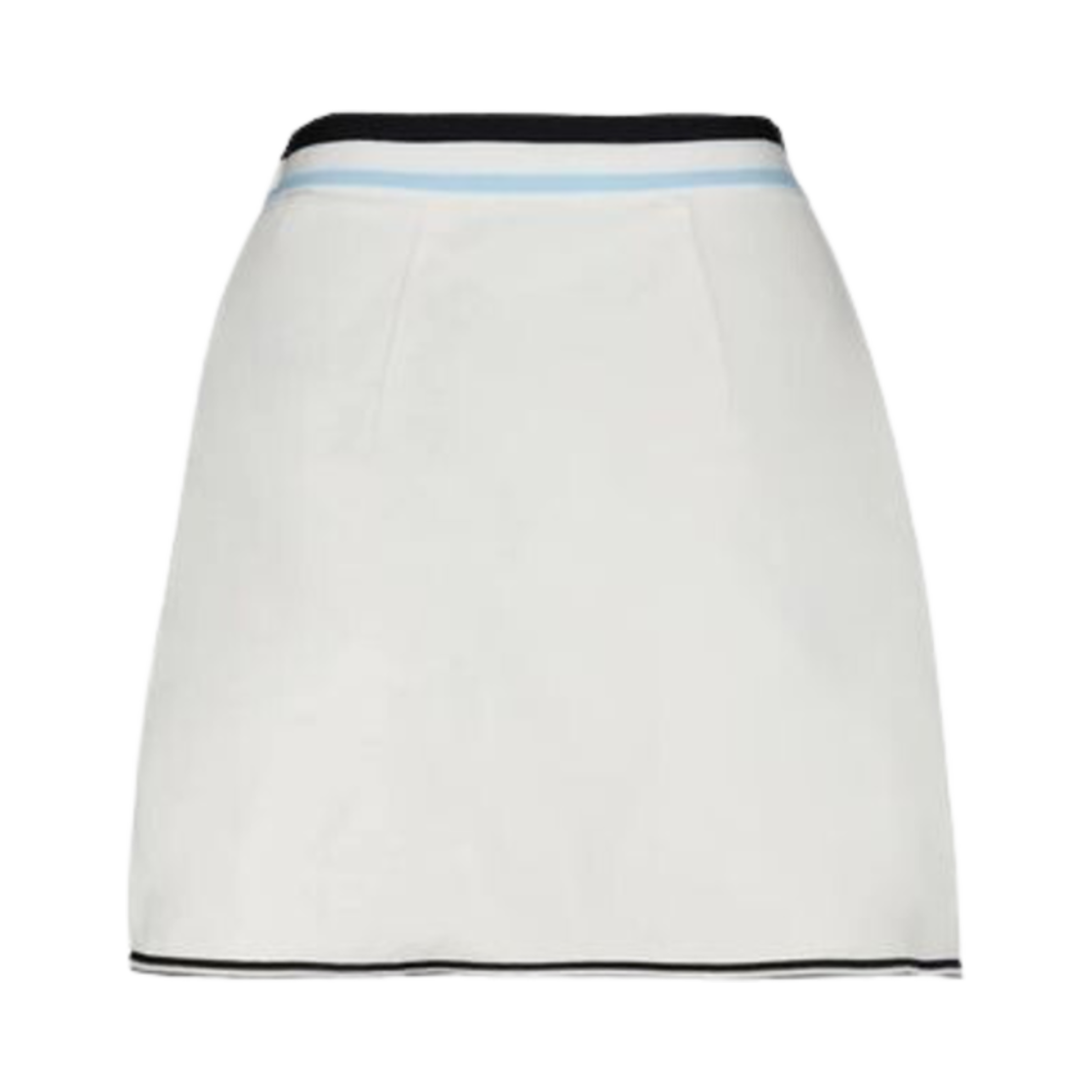(W) 몽클레르 미니 랩 스커트 화이트 - 24SS((W) Moncler Mini Wrap Skirt White - 24SS) - 2