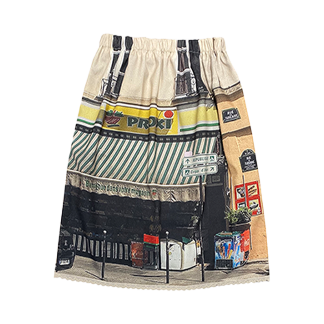 쿠키시 파리의 마켓 포토 스커트 컬러(Kookeesee Paris Proxi Market Skirt Color)