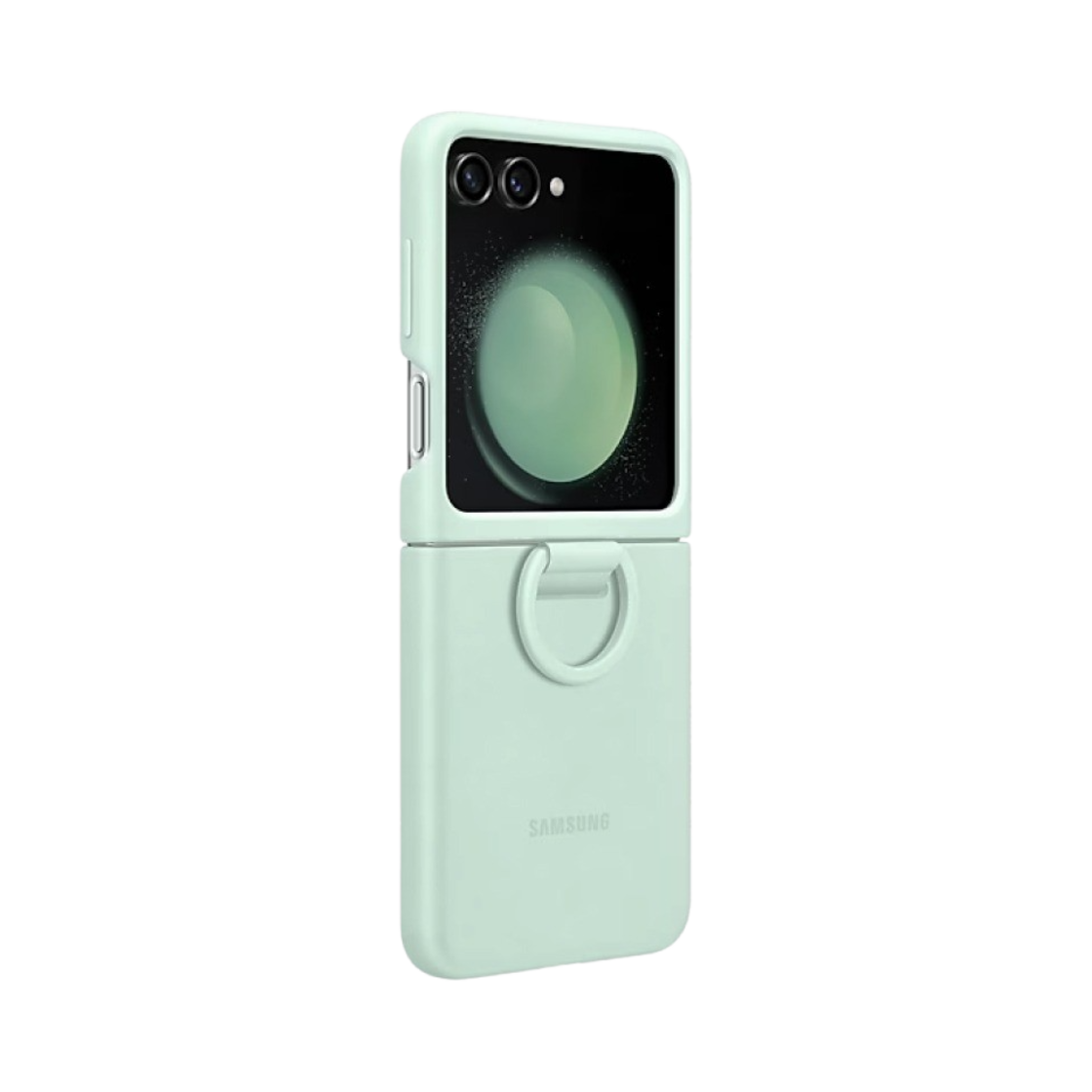 삼성 갤럭시 Z 플립5 실리콘 케이스 링 민트(Samsung Galaxy Z Flip5 Silicone Case Ring Mint) - 3