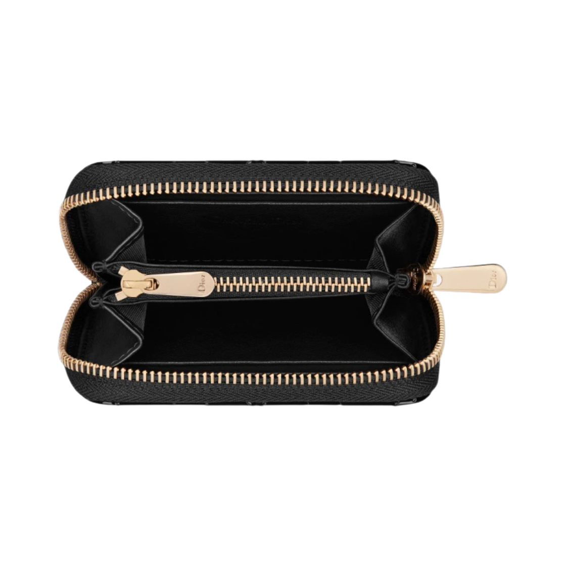 디올 스몰 레이디 보야저 코인 지갑 페이턴트 까나쥬 카프스킨 블랙(Dior Small Lady Voyageur Coin Purse Patent Cannage Calfskin Black) - 2