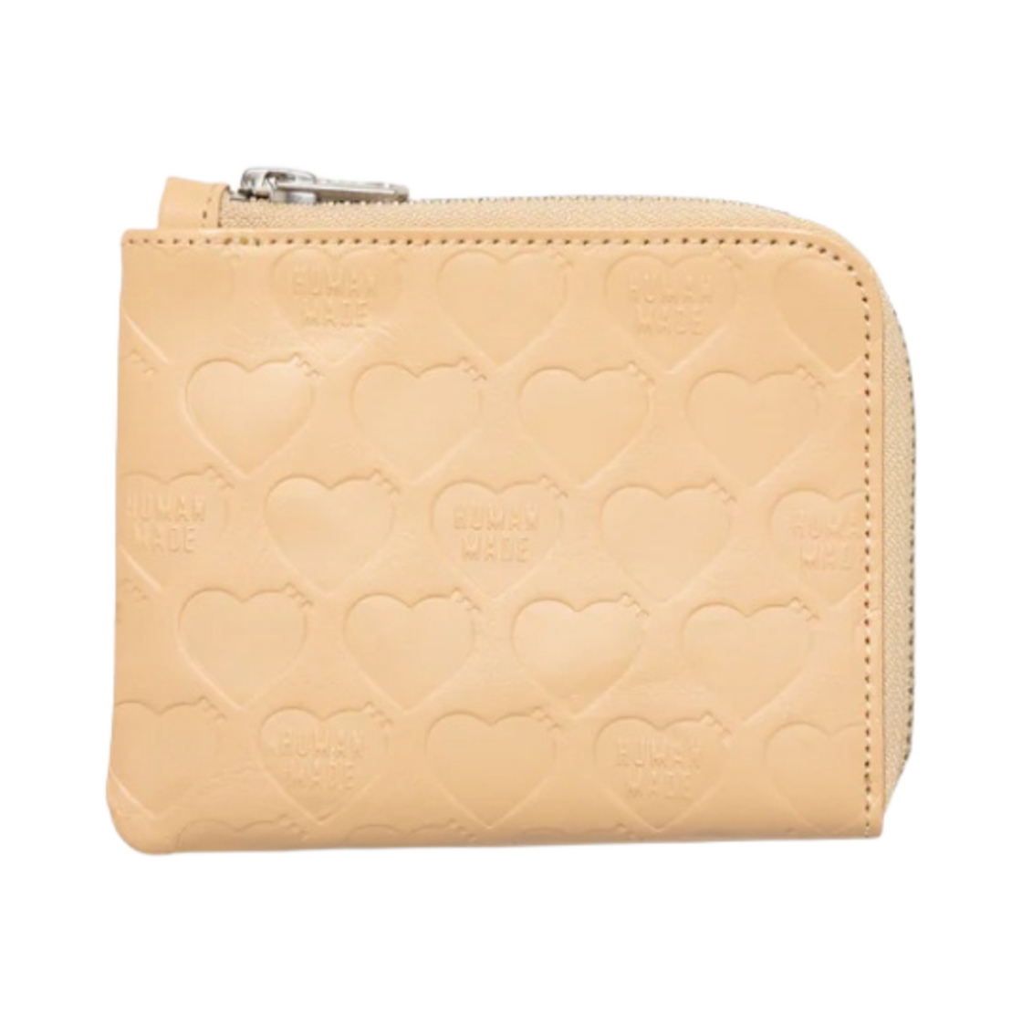 HM26GD083 Human Made Leather Zip Wallet Beige