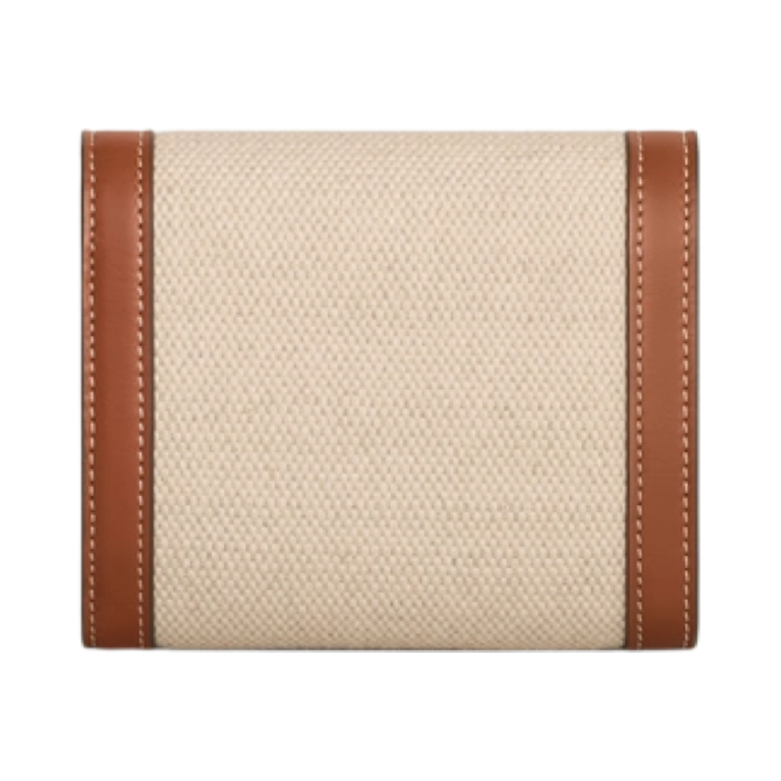 셀린느 스몰 월렛 트리옹프 텍스타일 카프스킨 내츄럴 탄(Celine Small Wallet Triomphe in Textile Calfskin Natural Tan) - 4