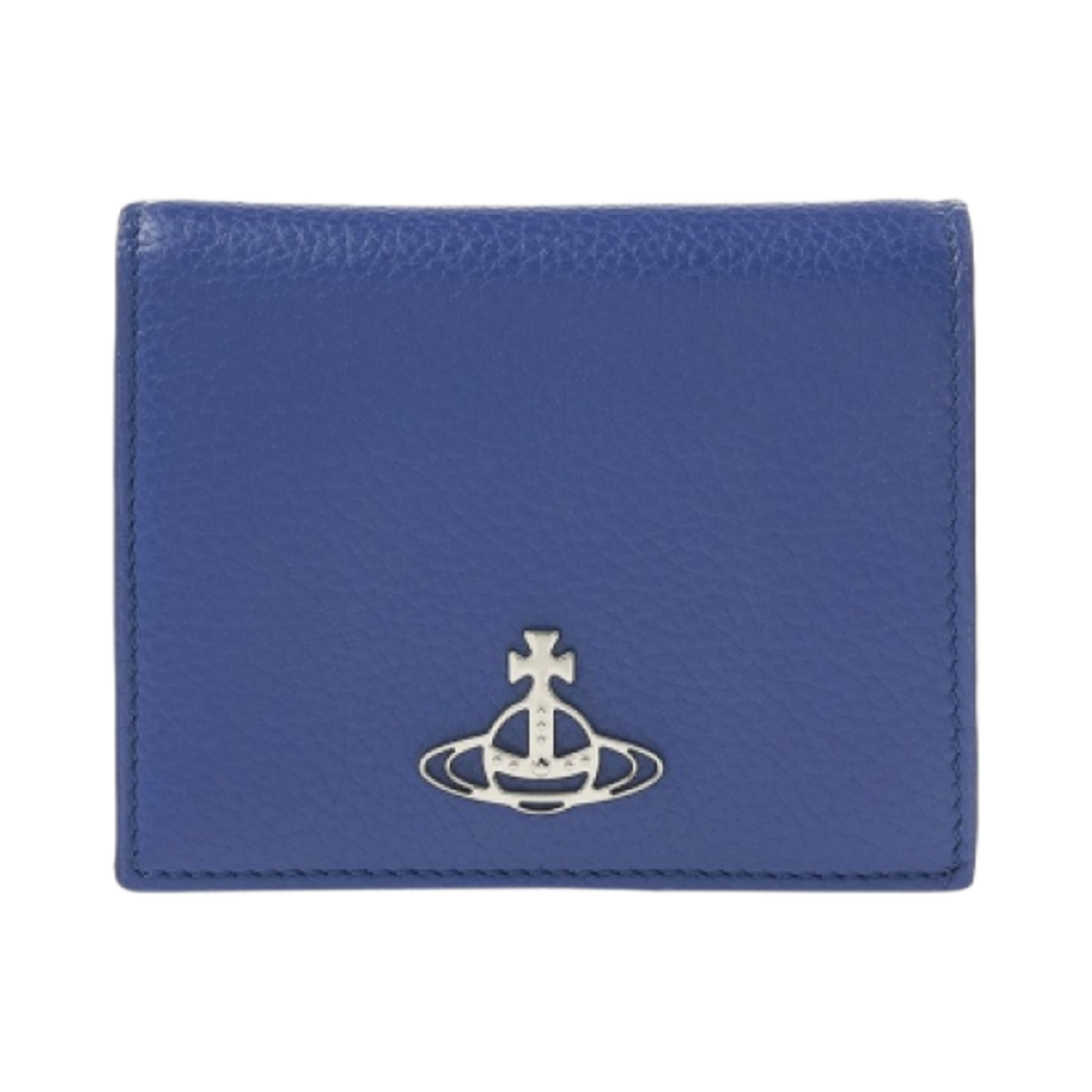 비비안 웨스트우드 그레인 레더 빌폴드 블루(Vivienne Westwood Grain Leather Billfold Blue) - 1