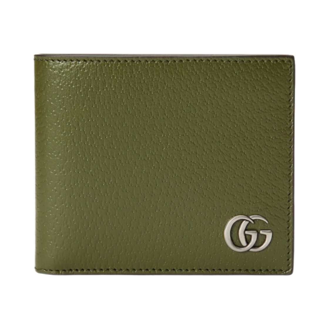 구찌 GG 마몽 레더 폴더형 지갑 포레스트 그린 레더(Gucci GG Marmont Leather Bi-Fold Wallet Forest Green Leather) - 1