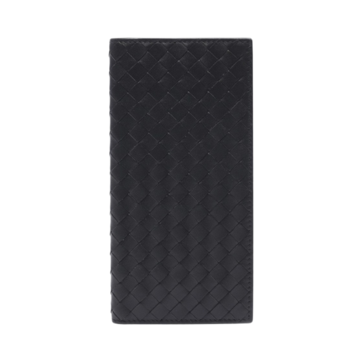 Bottega Veneta Continental Long Wallet Black