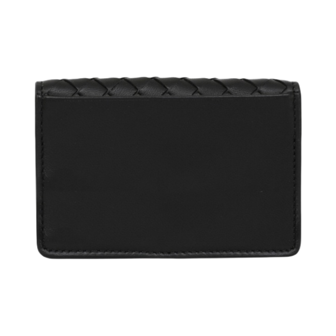 보테가 베네타 인트레치아토 비즈니스 카드 케이스 블랙(Bottega Veneta Intrecciato Business Card Case Black) - 2