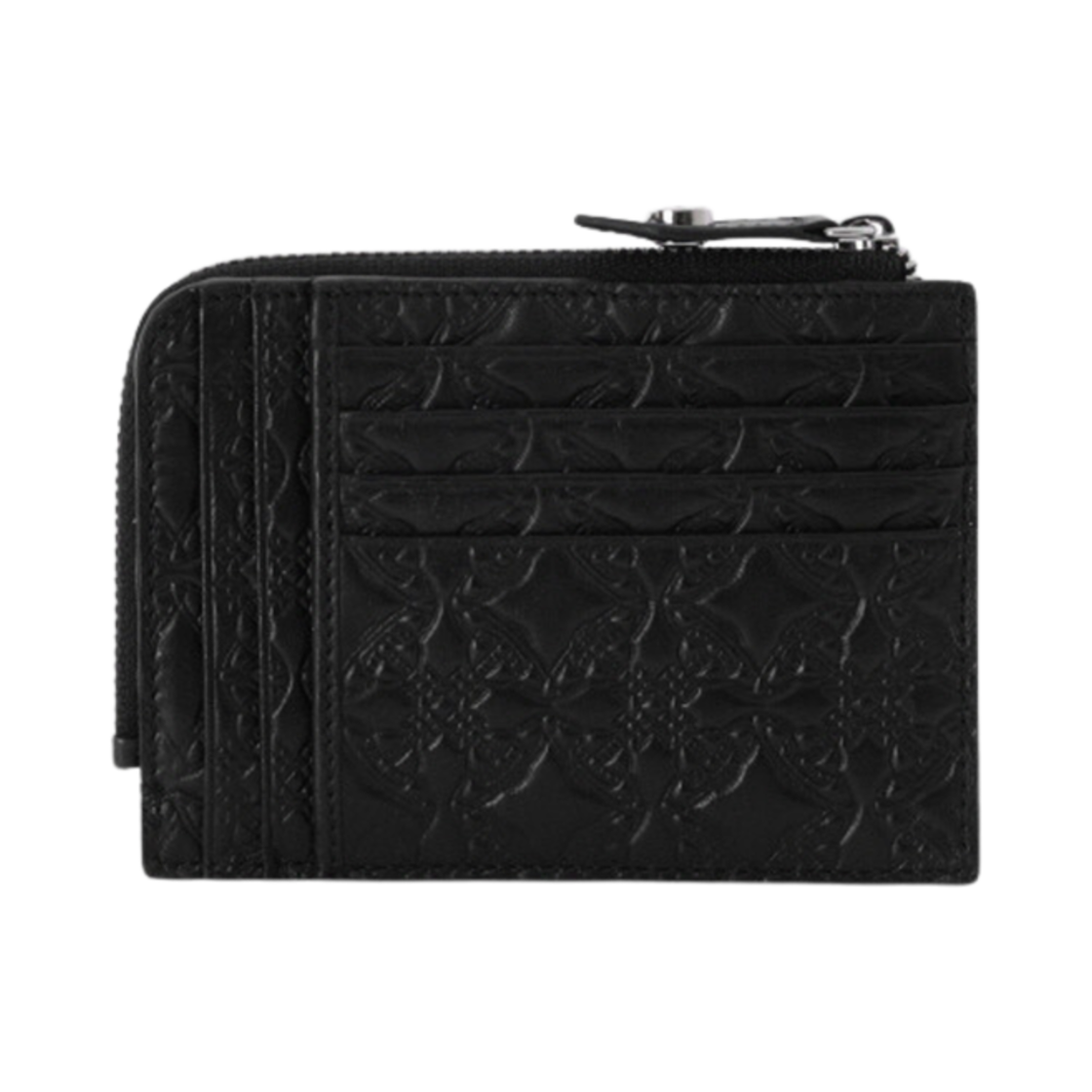 비비안 웨스트우드 엠보스드 지퍼 카드 홀더 블랙(Vivienne Westwood Embossed Card Holder with Zip Black) - 2