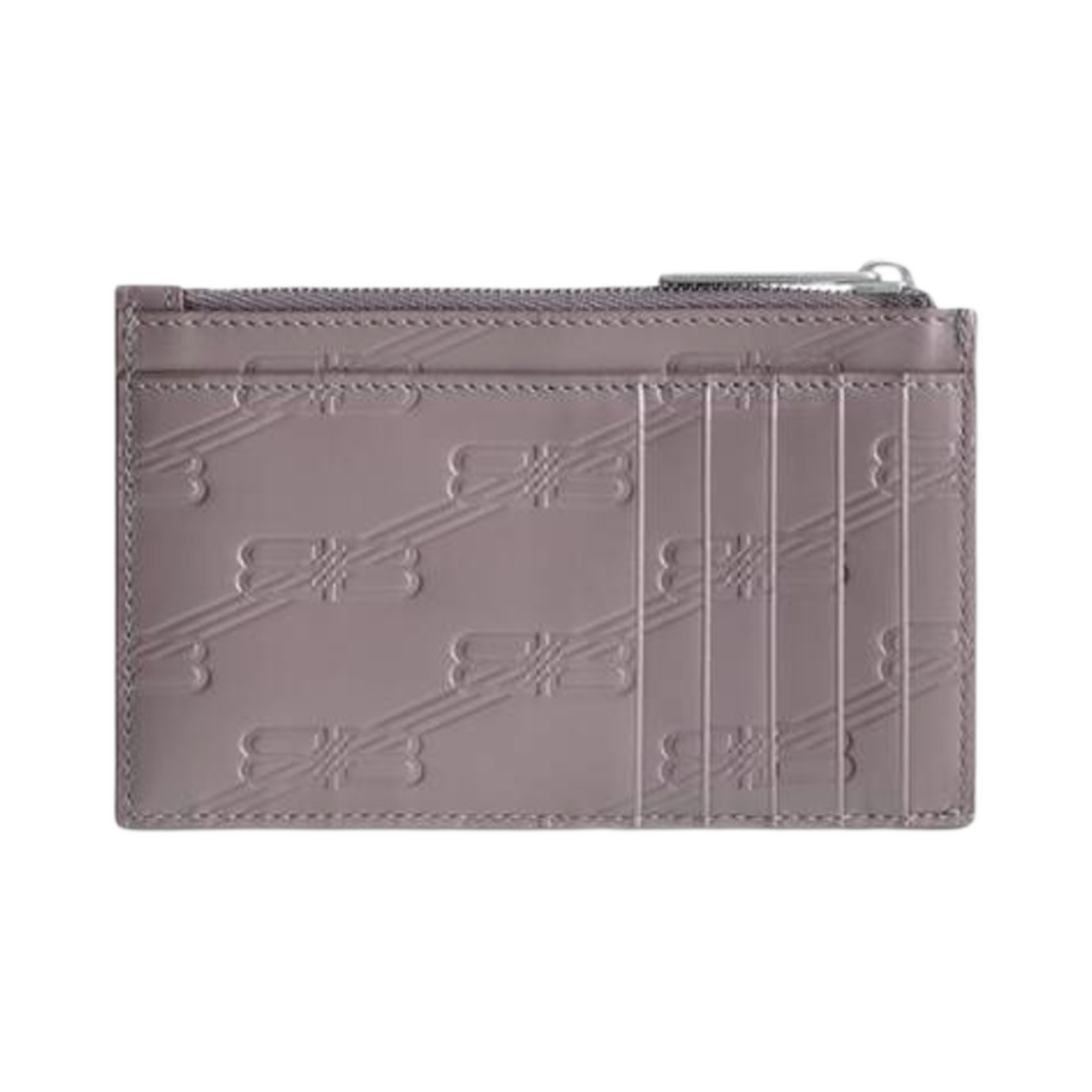발렌시아가 엠보스 모노그램 롱 코인 앤 카드 홀더 박스 다크 그레이(Balenciaga Embossed Monogram Long Coin and Card Holder Box Dark Grey) - 2