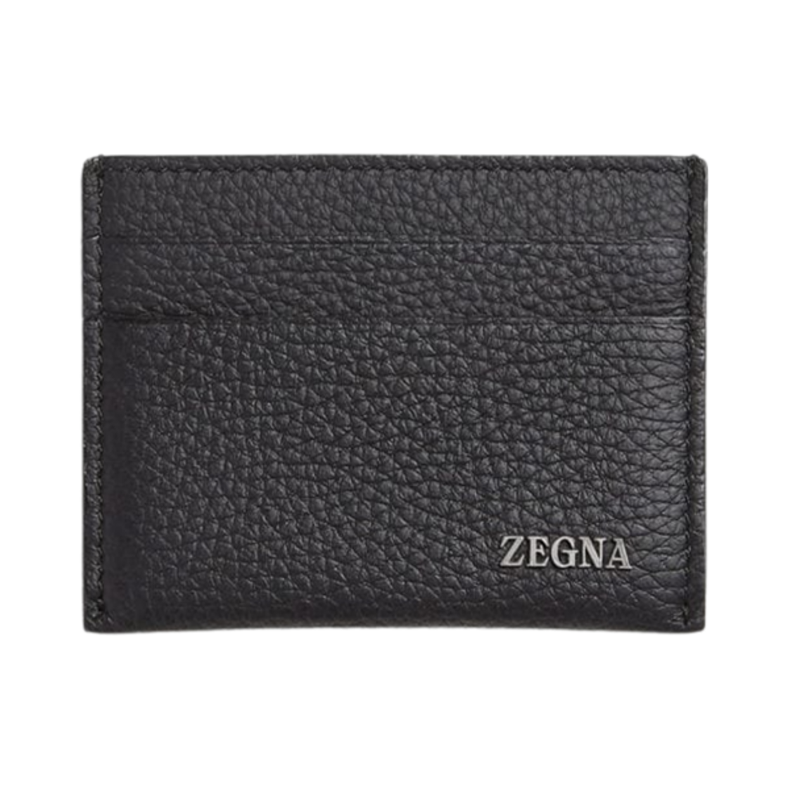 LHCVM-E1817Z-NER Zegna Deerskin Card Case Black