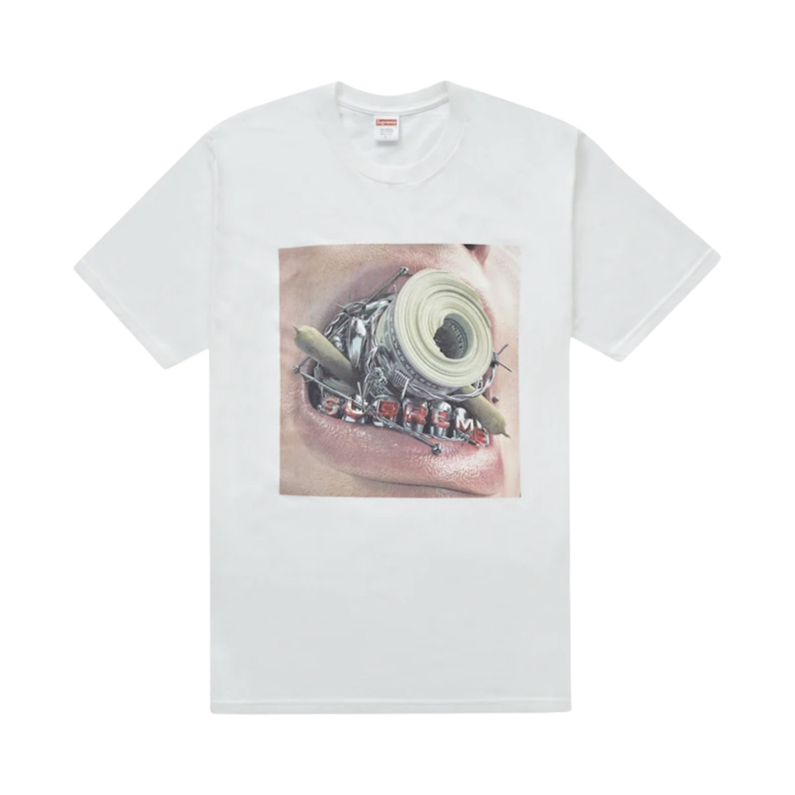 슈프림 브레이시스 티셔츠 화이트 - 22FW(Supreme Braces T-Shirt White -22FW) - 1