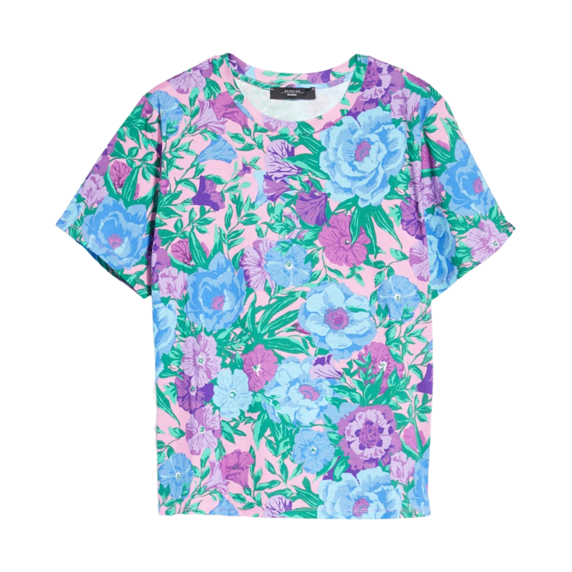 (W) 위켄드 막스마라 둘라 코튼 저지 티셔츠 그린((W) Weekend Max Mara Dula Cotton Jersey T-shirt Green) - 1