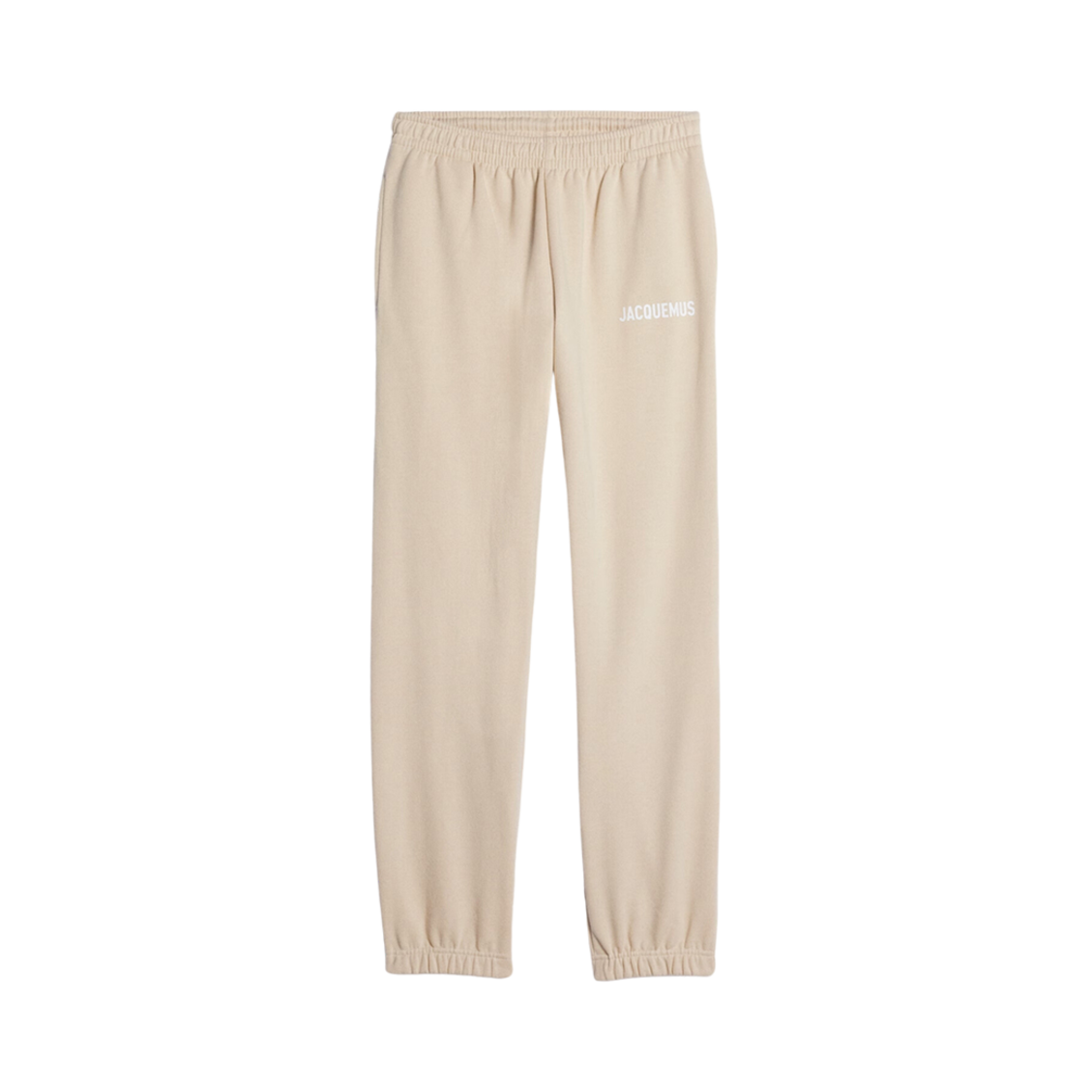 226JS081-2210-130 Jacquemus Le Jogging Jacquemus Logo Printed Track Pants Light Beige