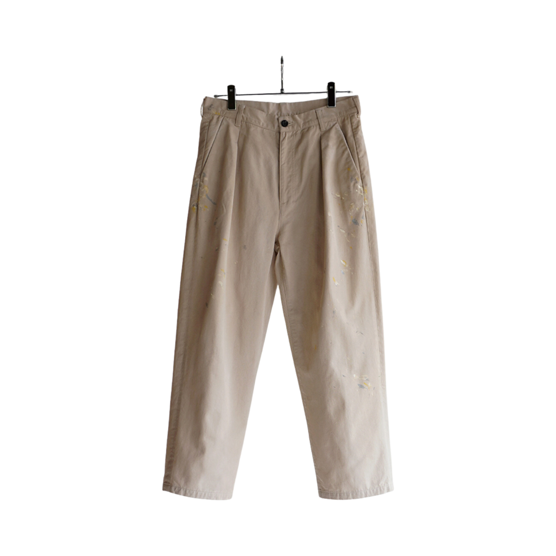 ANC-PT29-B Ancellm Paint Chino Trousers Beige