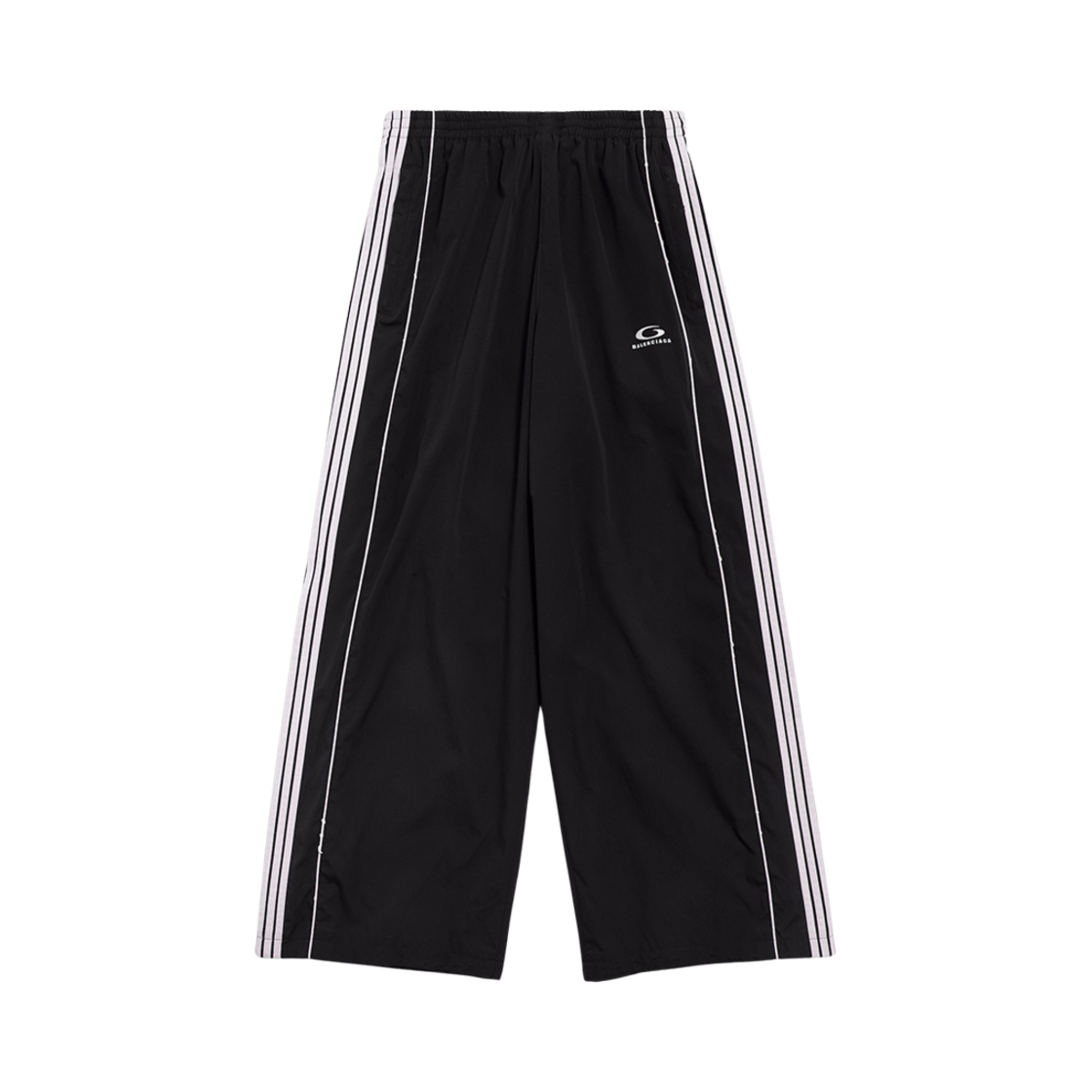 발렌시아가 라지 트랙수트 팬츠 블랙(Balenciaga Large Tracksuit Pants Black) - 1