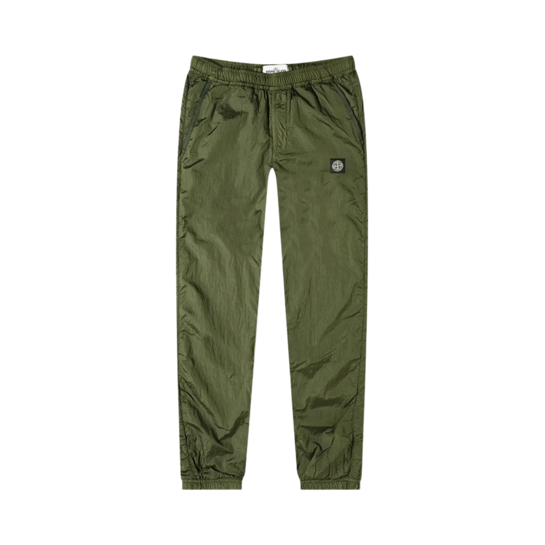 스톤 아일랜드 65236 나일론 메탈 립스탑 팬츠 올리브 그린 - 20SS