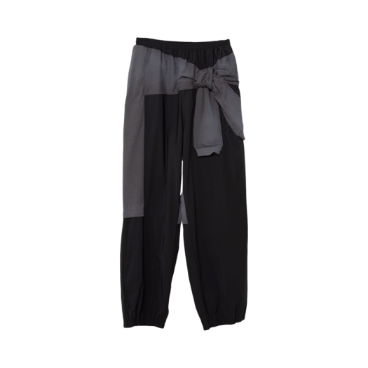 A11PT614-BLACK Maison Mihara Yasuhiro T-Shirt Combined Pants Black