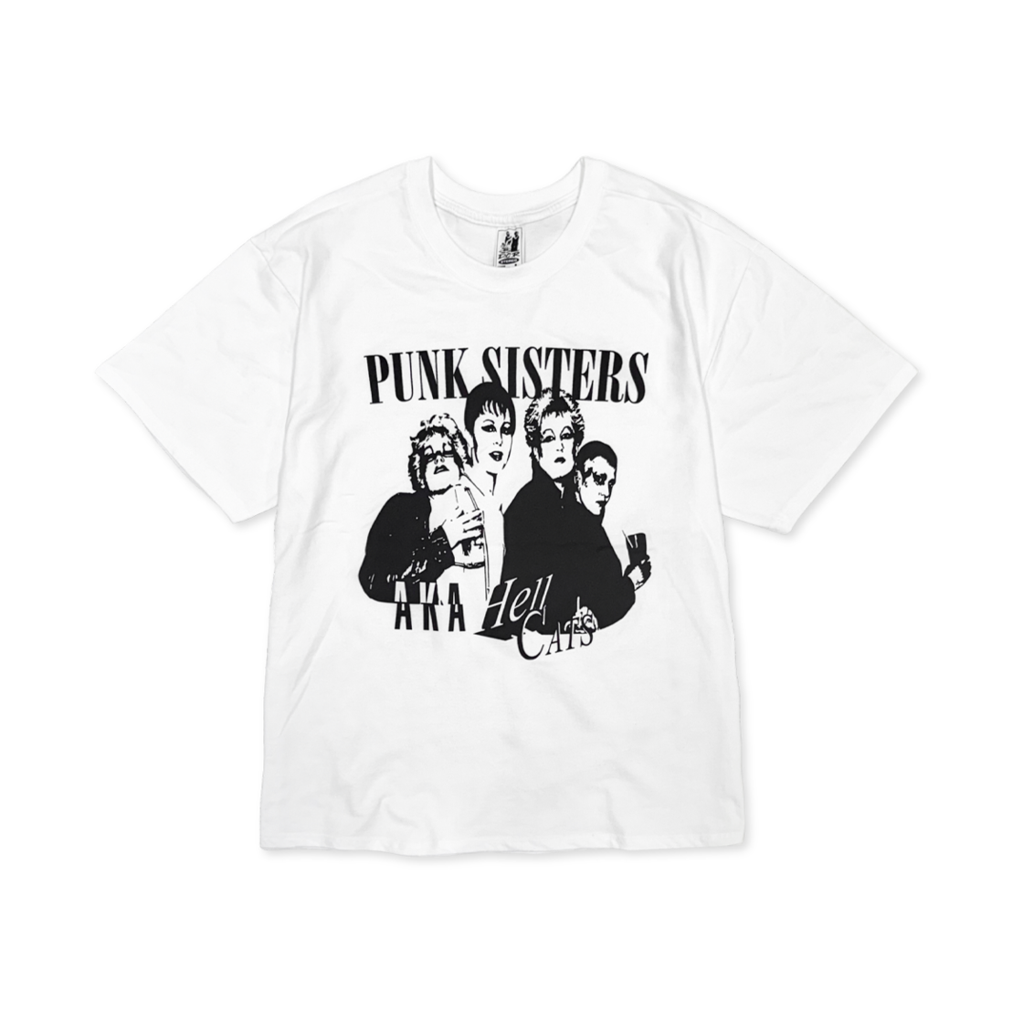 Tshirts033 DEFYCLUBROBBERS Punk Sisters T-shirt White